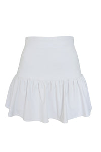 Saia Franzida c/ Short Fixo - Branco