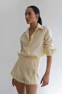 Camisa Alfaiataria - Linho Creamy