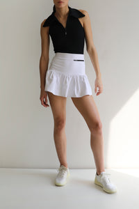 Saia Franzida c/ Short Fixo - Branco