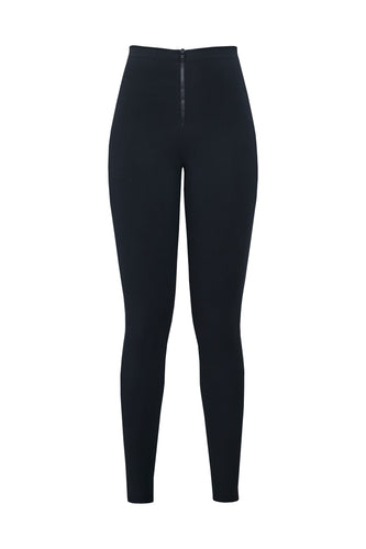 Calça Legging Zíper - Black