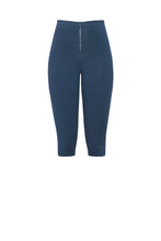 Carregar imagem no visualizador da galeria, Calça Legging Zíper Capri - Azul Marinho