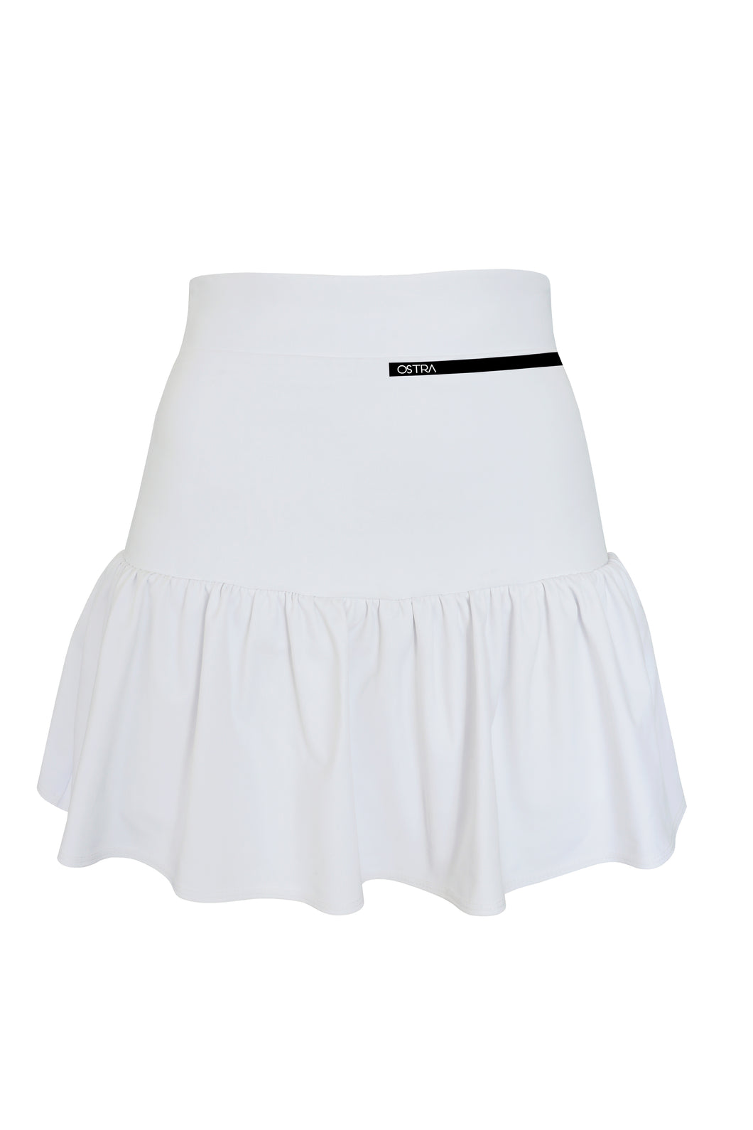 Saia Franzida c/ Short Fixo - Branco